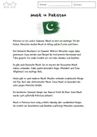 Vorschau - Arbeitsblätter - Musik in Pakistan - Seite 1