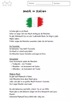 Vorschau - Arbeitsblätter - Musik in Italien - Seite 1