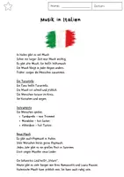 Vorschau - Arbeitsblätter - Musik in Italien - Seite 2