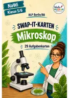 Vorschau - Spiele - Swap-it-Kartenspiel: "Mikroskop" – bewegtes Klassenspiel für Nawi 5/6 | Farbe & S/W | Duplex- und manueller Druck - Deckblatt