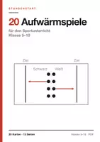 Vorschau - Spiele - 20 Aufwärmspiele Sportunterricht Klasse 5–10 – Karten zum Ausdrucken - Seite 1