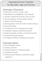 Vorschau - Anderer Materialtyp - Checkliste Klassenleitung Schulanfang | FREEBIE Grundschule - Seite 3