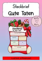 Vorschau - Arbeitsblätter - Nikolaus – Steckbrief der guten Taten | Religion & Ethik Grundschule - Deckblatt