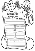 Vorschau - Arbeitsblätter - Nikolaus – Steckbrief der guten Taten | Religion & Ethik Grundschule - Seite 3