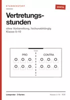 Vorschau - Spiele - Vertretungsstunden Klasse 5–10 – 3 Karten gratis - Deckblatt