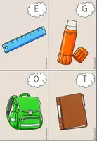 Vorschau - Arbeitsblätter - School Things – Lesespaziergang | Englisch Grundschule - Seite 2
