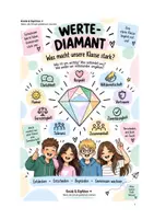 Vorschau - Stundenentwürfe - Werte-Diamant 💎 – Was macht unsere Klasse stark? - Deckblatt