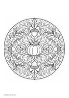 Vorschau - Mal- und Bastelvorlagen - Herbst Mandalas - Seite 3