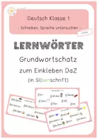 Vorschau - Stundenentwürfe - Lernwörter Karibu Heft DaZ - Deckblatt
