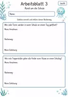 Vorschau - Arbeitsblätter - Fermi-Aufgaben Klasse 4 | Mathematik Klasse 4 | 10 Arbeitsblätter als PDF - Seite 3