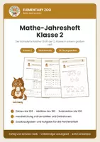 Vorschau - Arbeitsblätter - Mathe Klasse 2: Das große Jahresheft - Deckblatt
