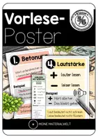 Vorschau - Poster - Vorlese-Poster: Regiezeichen Klasse 5/6 - Deckblatt