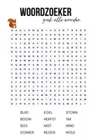 Voorbeeld - Herfst rustboekje (middenbouw) 🦔 🍄 - Pagina 1