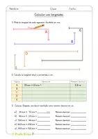 Vista previa - Hojas de trabajo - Calcular con medidas de longitud y unidades - Portada