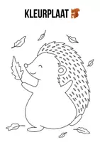 Voorbeeld - Herfst rustboekje (onderbouw) 🦔 🍄 - Pagina 3