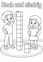 Vorschau - Arbeitsblätter - Gegensätze lernen: 50 Ausmalbilder Klasse 1 - Seite 3