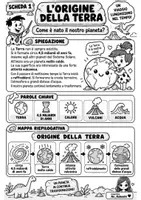 anteprima - Materiale di supporto/inclusione - Storia Facile "L'origine della Terra e della vita" - Pagina 1