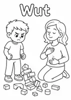 Vorschau - Mal- und Bastelvorlagen - Gefühle und Empathie: 50 Ausmalbilder Klasse 1 - Seite 3