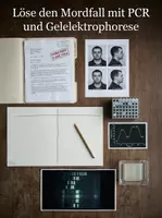 Vorschau - Stundenentwürfe - Mordfall lösen mit PCR und Gelelektrophorese als digitale Lernumgebung - Deckblatt