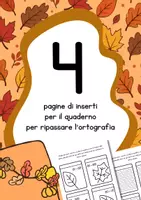 anteprima - Altro tipo di materiale - Inserti di ortografia per il quaderno - Pagina di copertina