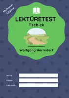 Vorschau - Arbeitsblätter - Lektüretest zu "Tschick" von Wolfgang Herrndorf - Deckblatt