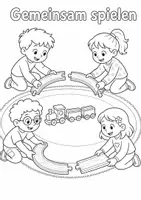 Vorschau - Arbeitsblätter - Freundschaft: 50 Ausmalbilder Klasse 1 - Seite 2