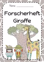 Vorschau - Arbeitsblätter - Giraffe Forscherheft – Sachunterricht Grundschule (Tiere Afrikas Klasse 1/2) - Seite 1
