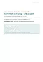 Vorschau - Unterrichtsreihen - Konflikt, Gewalt und die Bedingungen des Friedens - Ethik in der Sek I - Seite 1