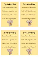 Vorschau - Anderer Materialtyp - Geburtstagsgrüße Koala/Koalaklasse - Seite 3