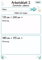 Vorschau - Arbeitsblätter - Längen Klasse 4 | Mathematik Klasse 4 | 10 Arbeitsblätter als PDF - Seite 2