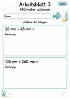 Vorschau - Arbeitsblätter - Längen Klasse 4 | Mathematik Klasse 4 | 10 Arbeitsblätter als PDF - Seite 3