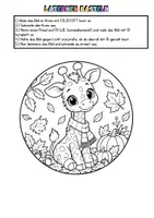 Vorschau - Arbeitsblätter - Laterne basteln Klassentier Giraffe – Bastelvorlage für St. Martin & Laternenumzug | Grundschule Kindergarten - Seite 2