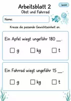 Vorschau - Arbeitsblätter - Kilogramm Gramm Tonne | Mathematik Klasse 4 | 10 Arbeitsblätter als PDF - Seite 2