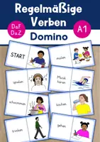 Vorschau - Spiele - DaF DaZ Spiel | regelmäßige Verben im Präsens - A1 - Deckblatt