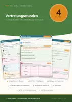 Vorschau - Arbeitsblätter - Vertretungsstunde Grundschule Klasse 4 - Deckblatt