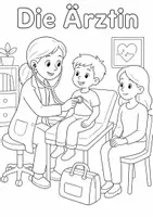 Vorschau - Arbeitsblätter - Berufe entdecken: 50 Ausmalbilder Klasse 1 - Seite 3