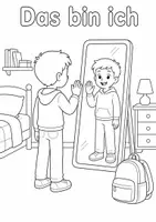 Vorschau - Arbeitsblätter - Mein Körper: 50 Ausmalbilder Klasse 1 - Seite 1