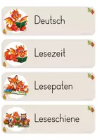 Vorschau - Poster - Drache: Tagestransparenz (88 Karten für Stundenplan & Schulalltag) - Seite 1