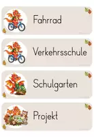 Vorschau - Poster - Drache: Tagestransparenz (88 Karten für Stundenplan & Schulalltag) - Seite 3