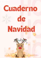 Vista previa - Hojas de trabajo - CUADERNO DE NAVIDAD - Portada