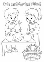 Vorschau - Arbeitsblätter - Gesunde Ernährung: 50 Ausmalbilder Klasse 1 - Seite 3