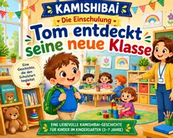 Vorschau - Bildkarten - Kamishibai – Tom entdeckt seine neue Klasse | Schulanfang - Deckblatt