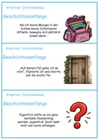 Vorschau - Aufgabenkarten - Kreatives Schreiben Materialpaket - Seite 2
