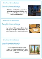 Vorschau - Aufgabenkarten - Kreatives Schreiben Materialpaket - Seite 3