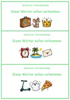 Vorschau - Aufgabenkarten - Kreatives Schreiben Reizwort Klasse 3/4 - Seite 2