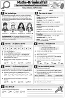 Vorschau - Arbeitsblätter - Mathe-Kriminalfall- Der verscwundene Klassenschlüssel - Seite 1