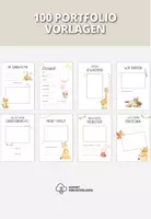 Vorschau - Anderer Materialtyp - 100 Portfolio Vorlagen Kita | Kindergarten |Material für Erzieher zum Ausdrucken - Deckblatt