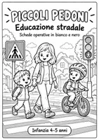 anteprima - Esercizi - Piccoli Pedoni – Educazione stradale | Scuola Infanzia - Pagina di copertina