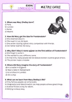 Vista previa - Unidades / Secuencias / Situaciones de Aprendizaje - Mary Shelley & Frankenstein: A Halloween Story (reading and writing for Primary) - página 3