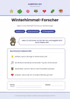 Vorschau - Arbeitsblätter - Sachunterricht Klasse 3-4: Winterhimmel-Forscher – Wintersonnenwende & Uhu - Seite 1